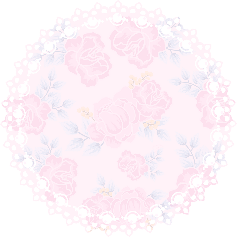 coquette pink flower paper border background