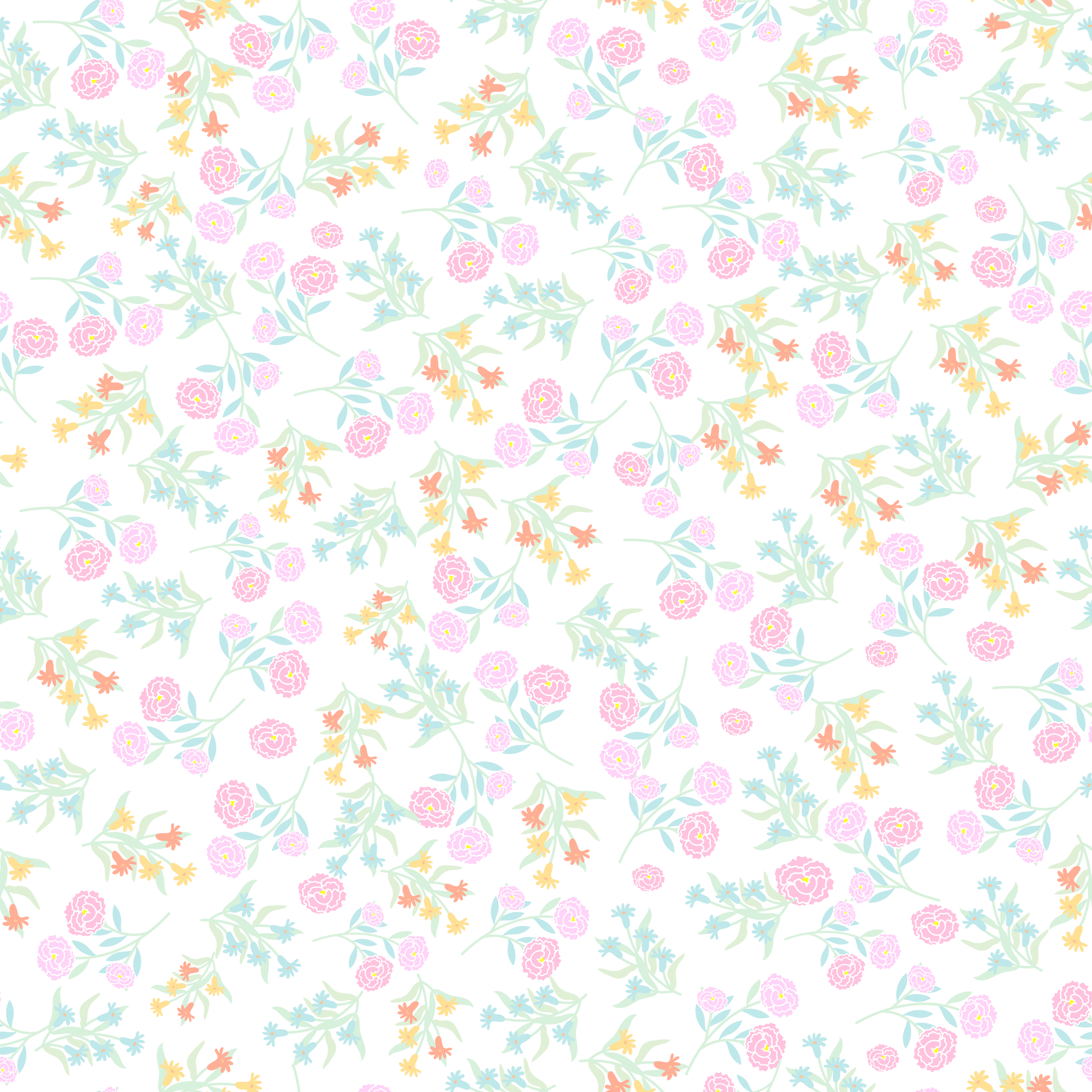 coquette cute flower background