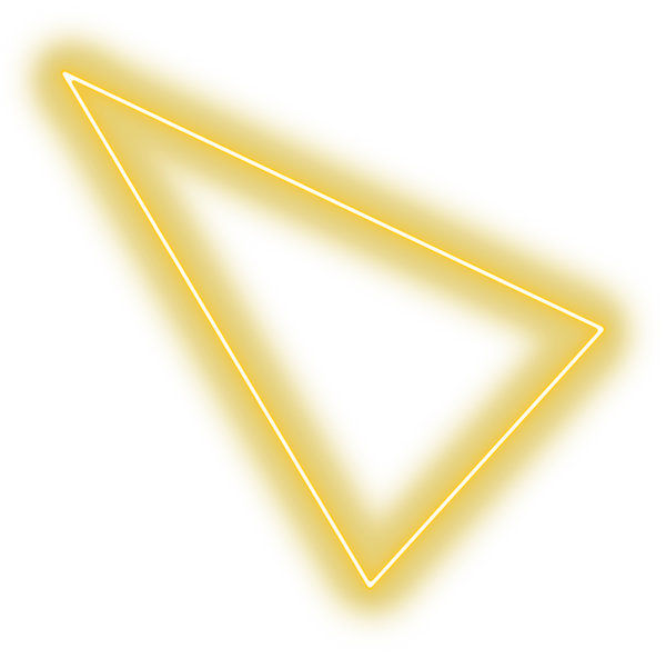 Glowing Neon Triangle